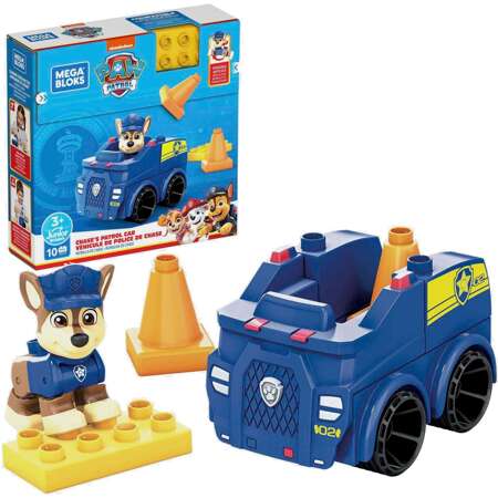 Klocki Psi Patrol Radiowóz Patrolowy Chas'a Policjant Chase Mega Bloks